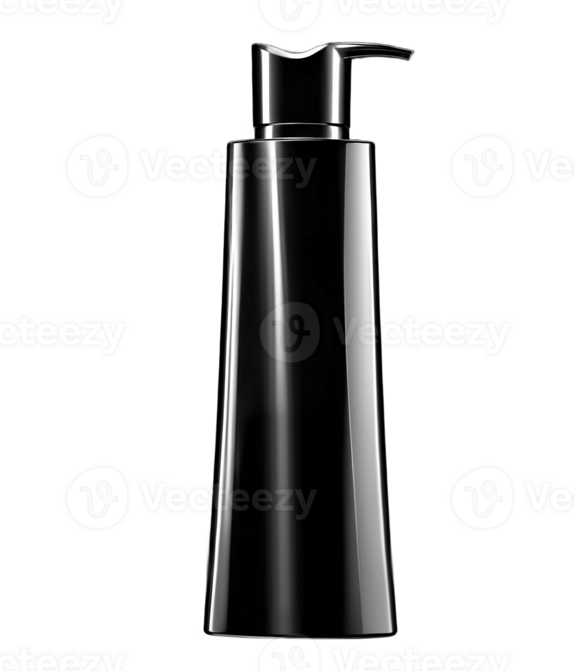 Stylish Shampoo Bottle Presentation png