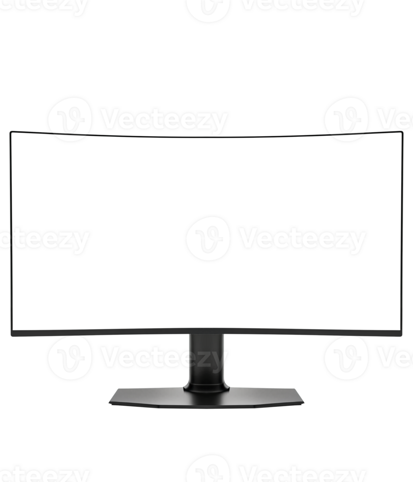 Stylish Curved LED Display png