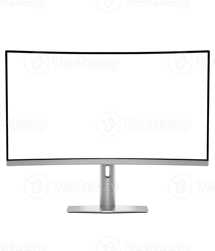 Modern Wide Gaming Monitor Design png