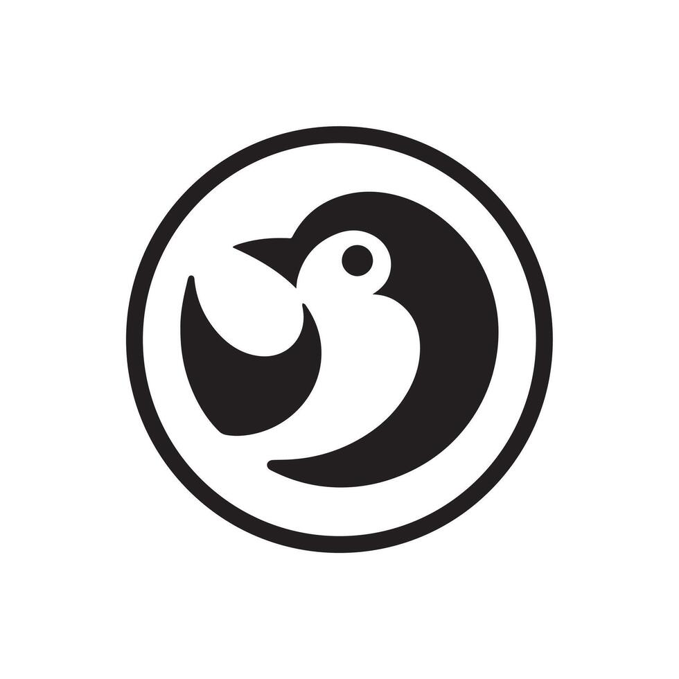 Creative simple Birds silhouette Style with white background 4 vector