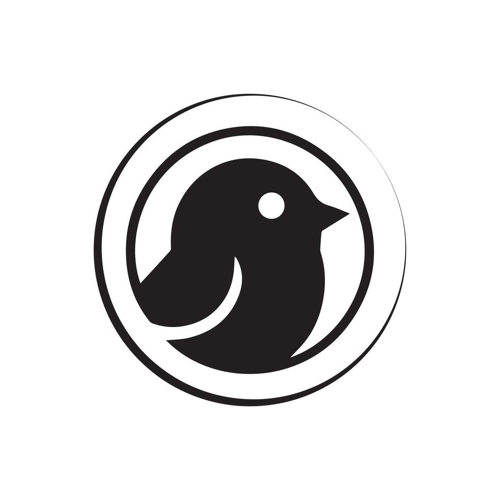 Creative Birds silhouette Style with white background vector