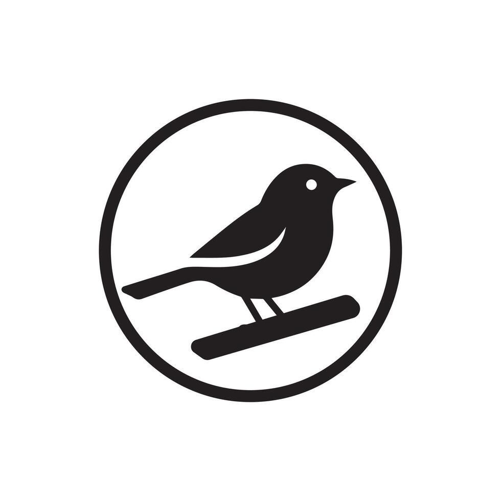 Creative simple Birds silhouette Style with white background design vector