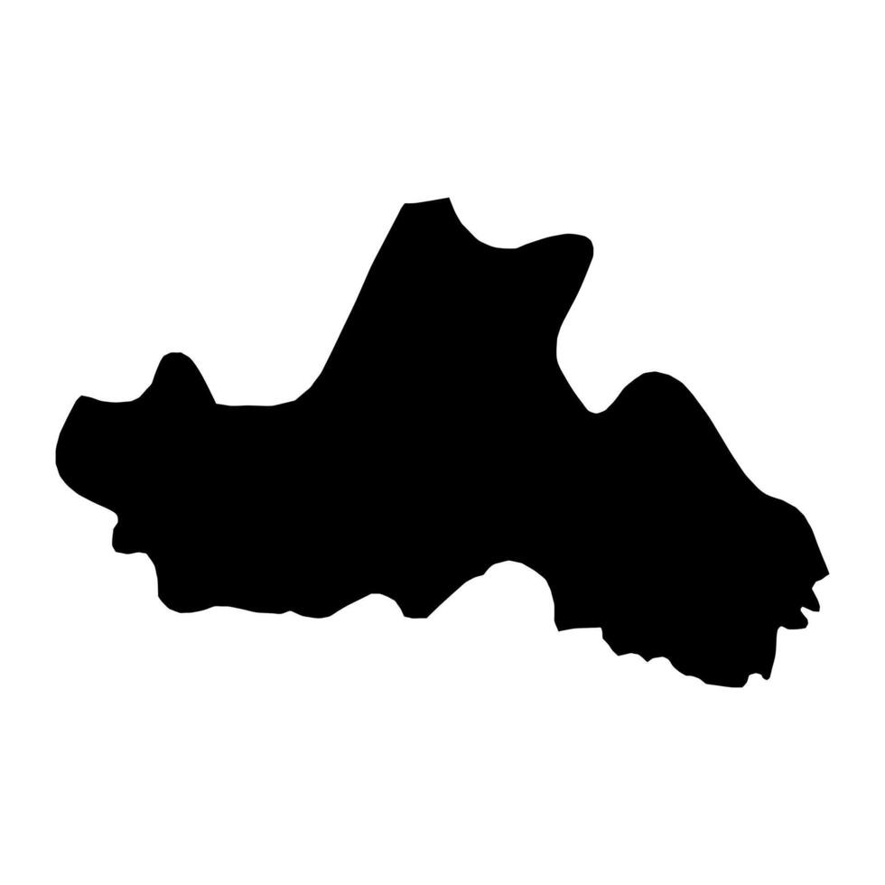 Hamadoni District map, administrative division of Tajikistan. illustration. vector