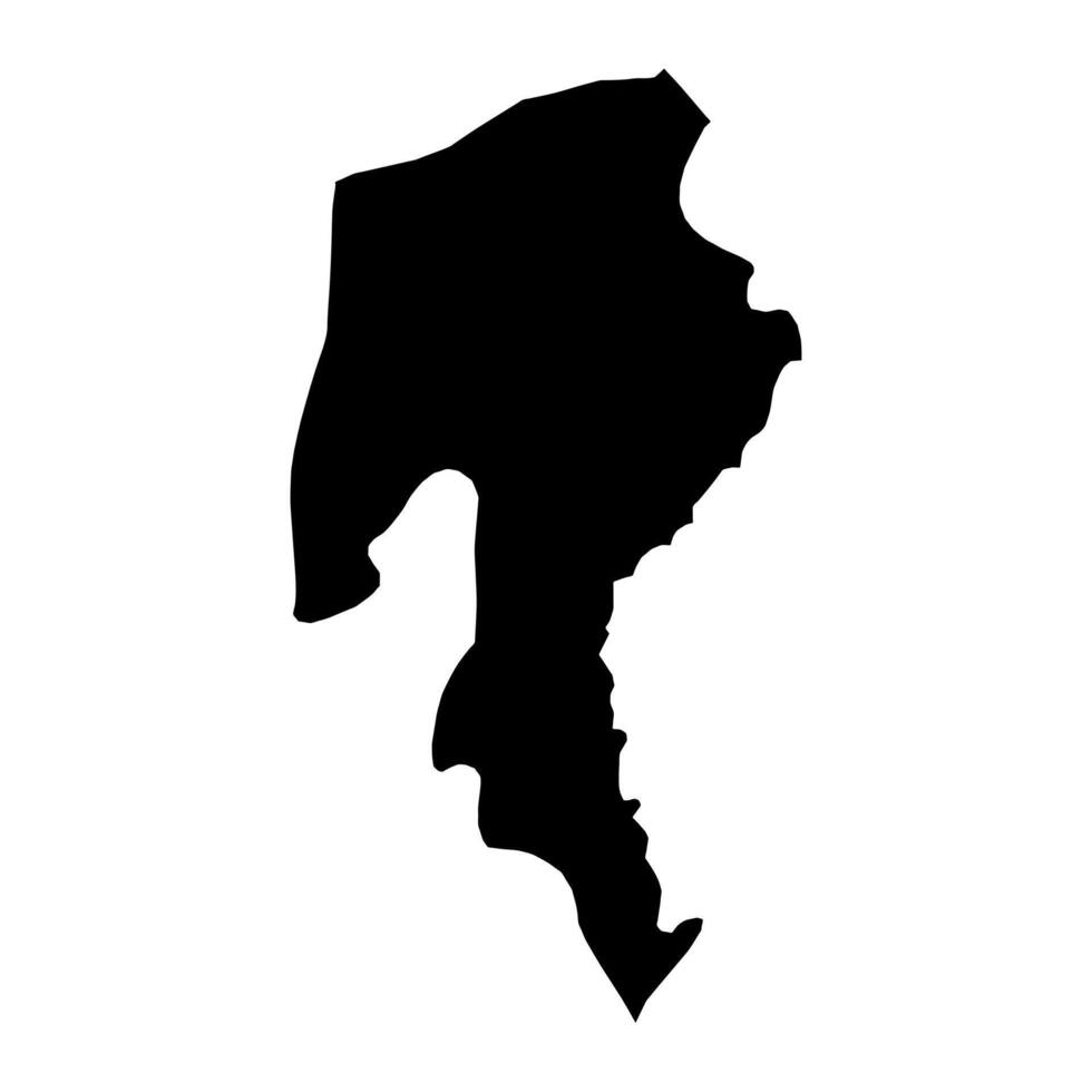 Farkhor District map, administrative division of Tajikistan. illustration. vector