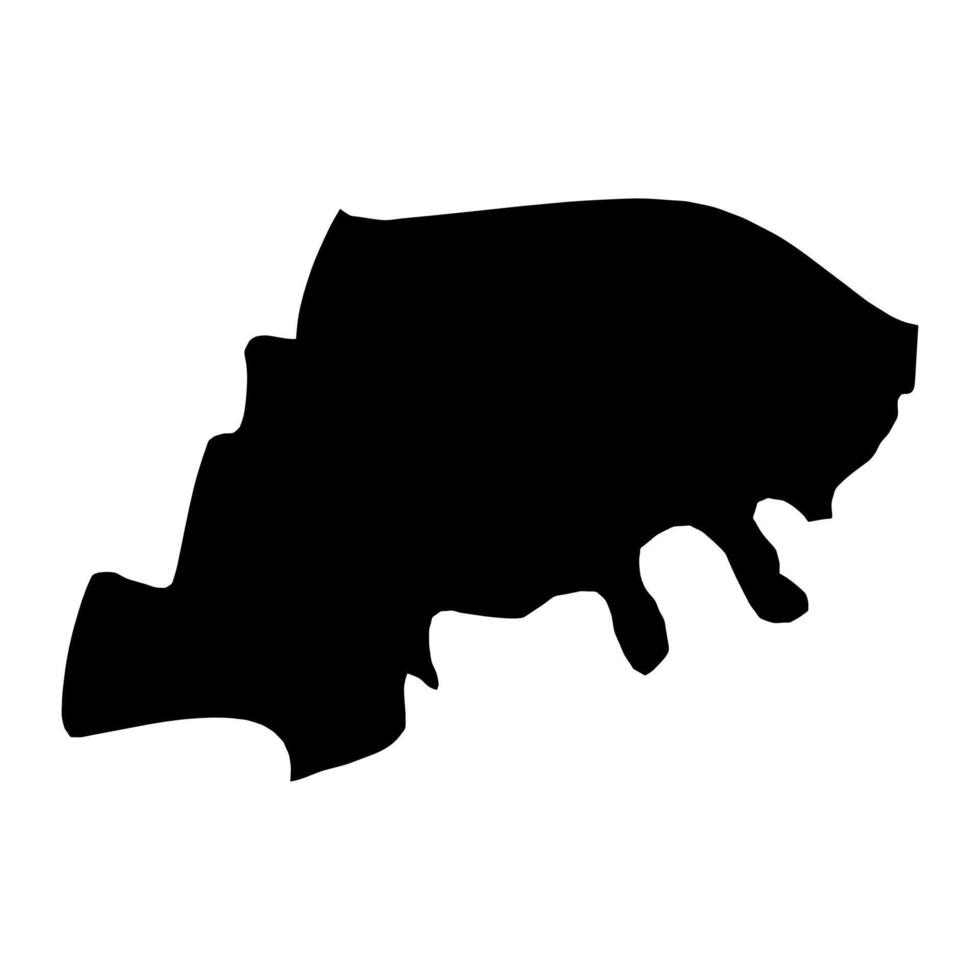 Jayhun District map, administrative division of Tajikistan. illustration. vector