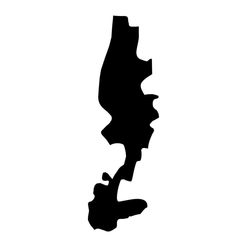 Dusti District map, administrative division of Tajikistan. illustration. vector