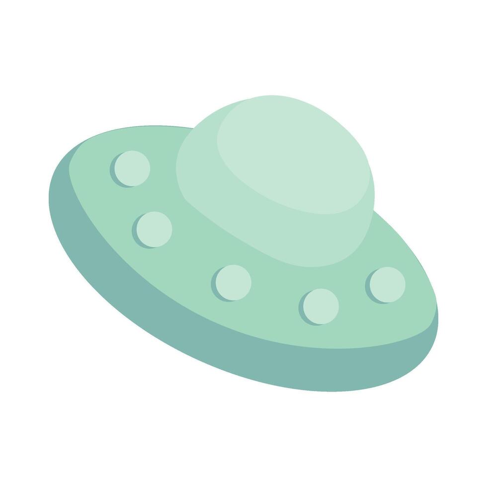 Flying Saucer Cosmos Element vector