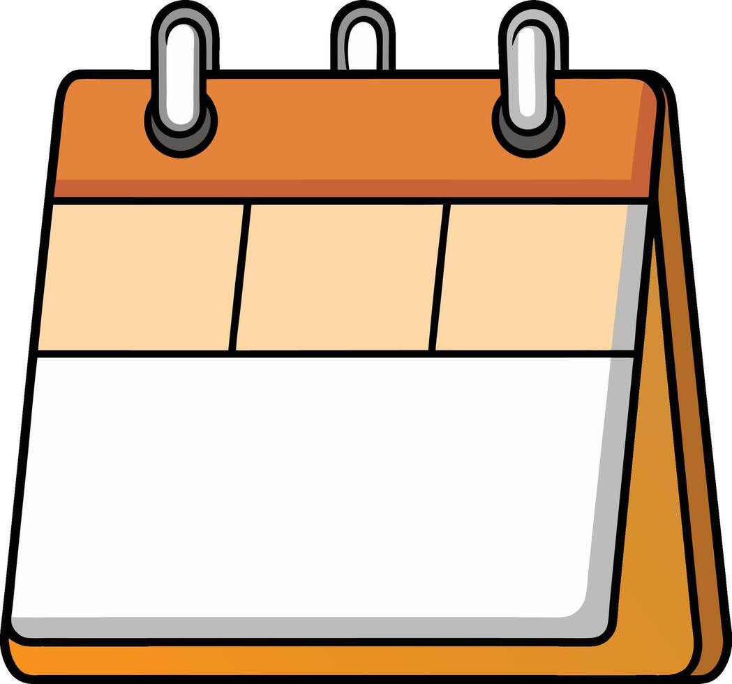 Calendar clipart design vector
