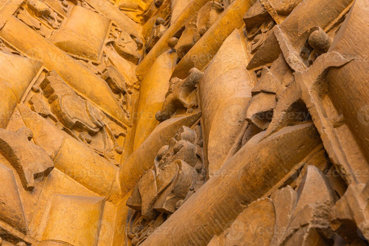 Details of Carved stone decoration of Great Mosque of Divrigi photo
