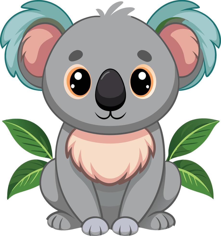 Adorable Koala Design Available on EPS File vector
