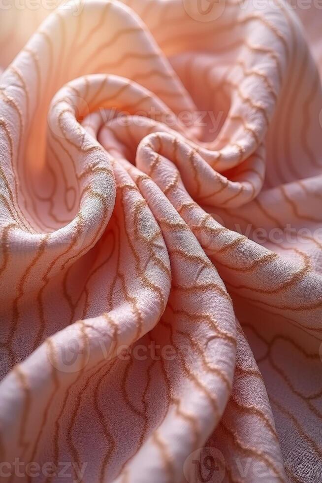 A serene stock photo of a fluid linen pattern in soft pastel tones. The delicate, flowing texture creates a tranquil, refined aesthetic perfect for modern, chic visuals.