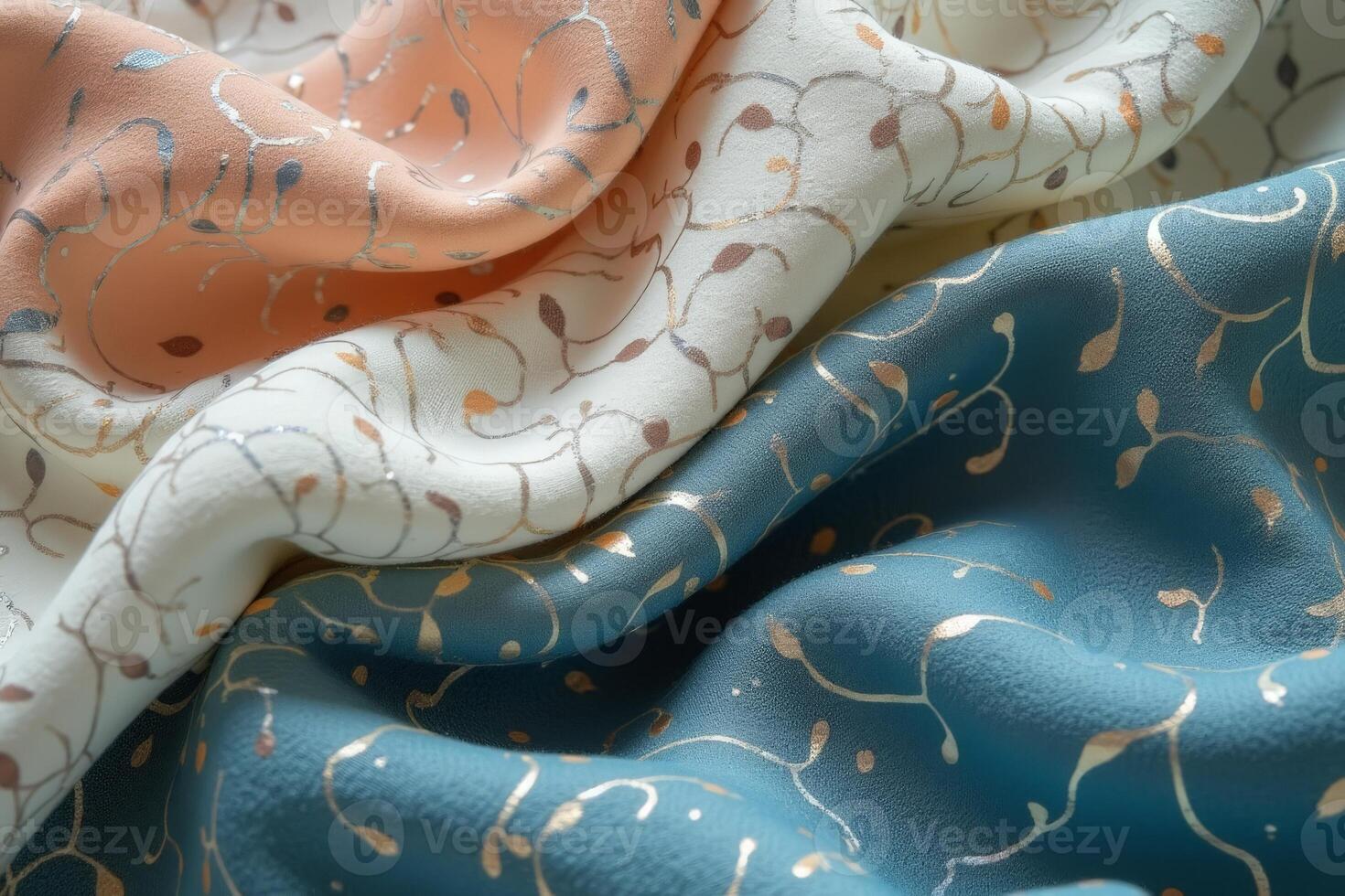 A serene stock photo of a fluid linen pattern in soft pastel tones. The delicate, flowing texture creates a tranquil, refined aesthetic perfect for modern, chic visuals.