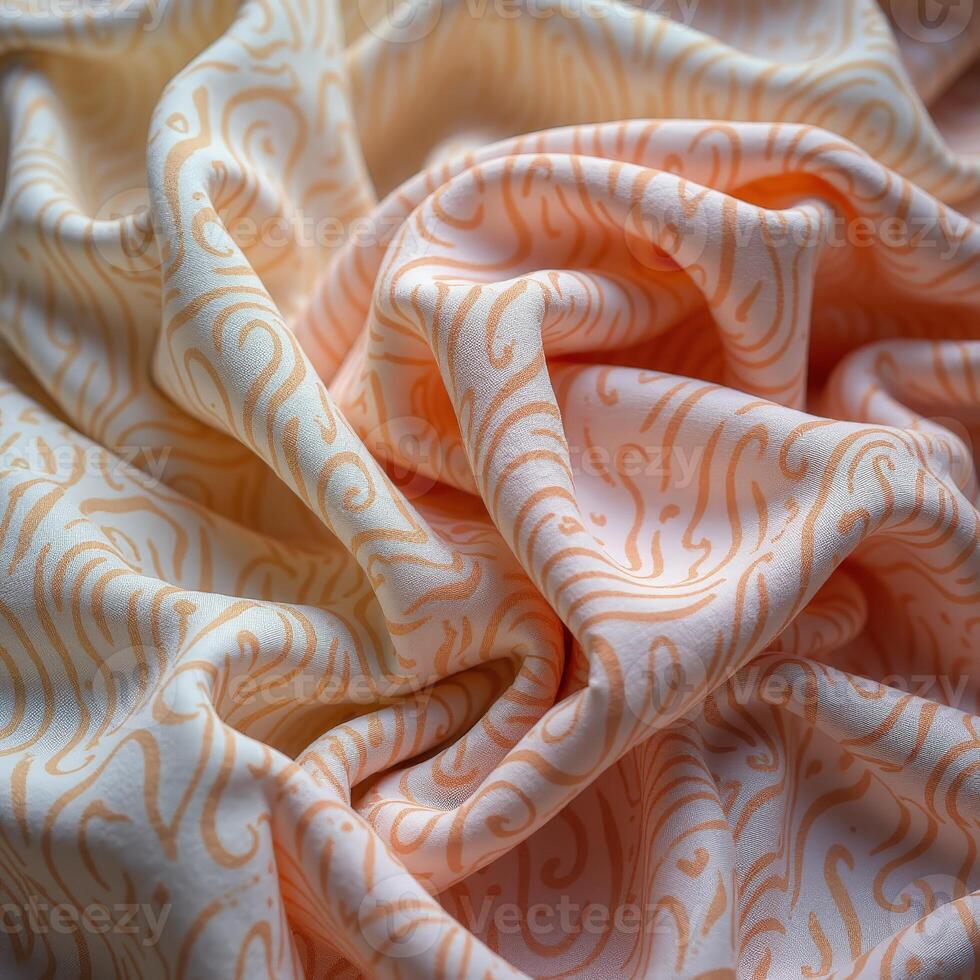 A close up of a fabric with a pattern photo
