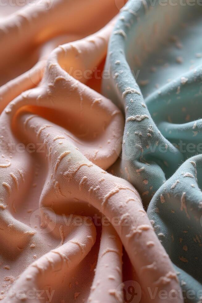 A serene stock photo of a fluid linen pattern in soft pastel tones. The delicate, flowing texture creates a tranquil, refined aesthetic perfect for modern, chic visuals.