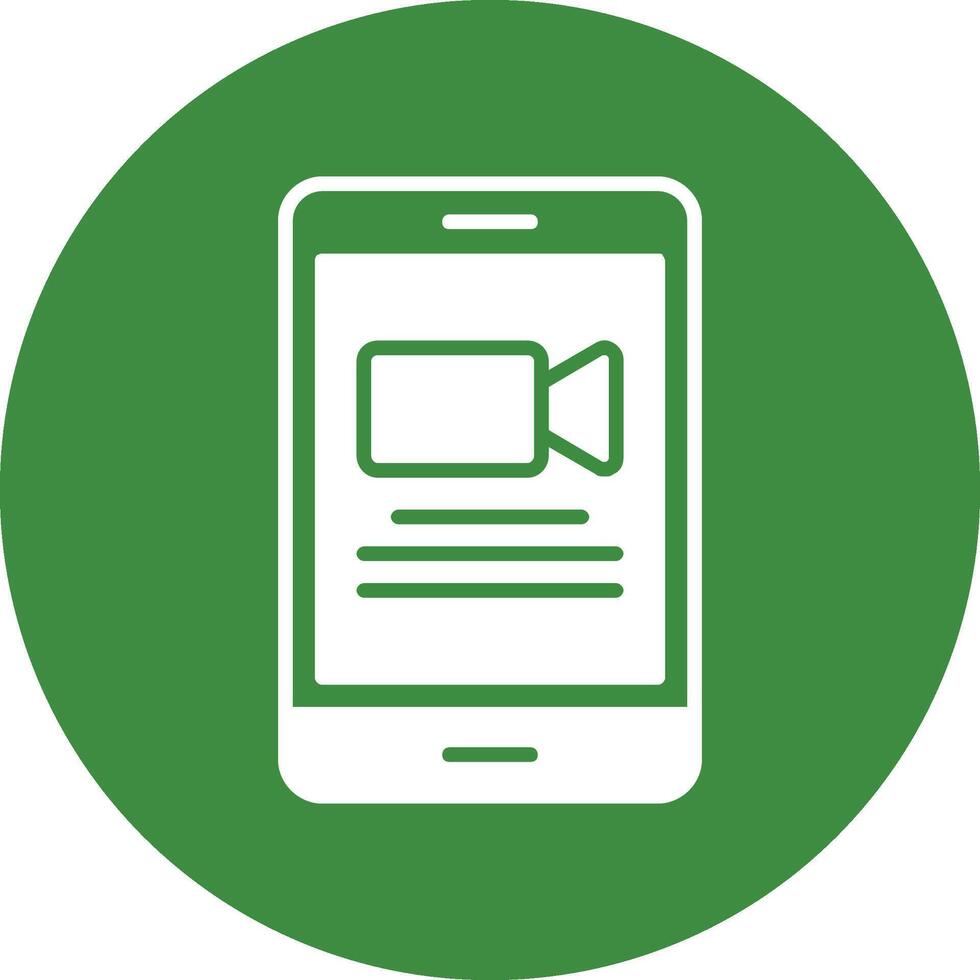 A green circle with a phone icon on it vector