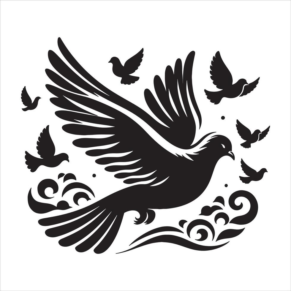Dove Bird Symbolism Why These Birds Represent Peace and Love vector