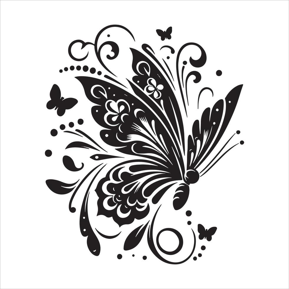 The Symbolism of Butterflies in Culture, Art, and Spirituality vector
