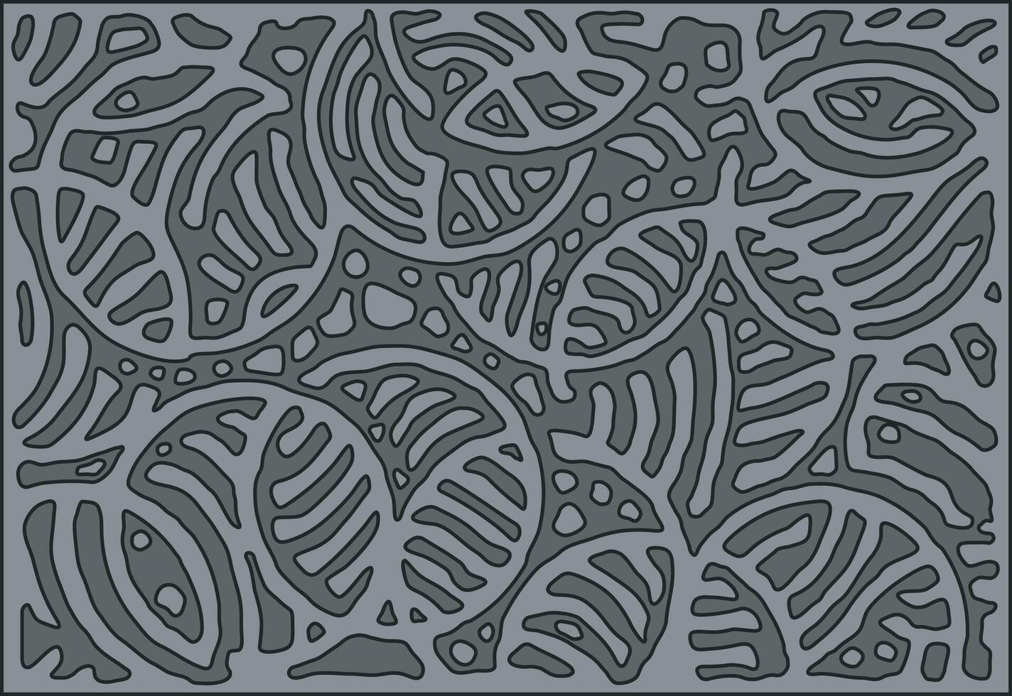 Stylish tile, monster in round shapes, tille pattern for 2d stencil. Fashionable ethnic authentic background with circle shapes. Decorative lattice, wall panel. Wallpaper vector