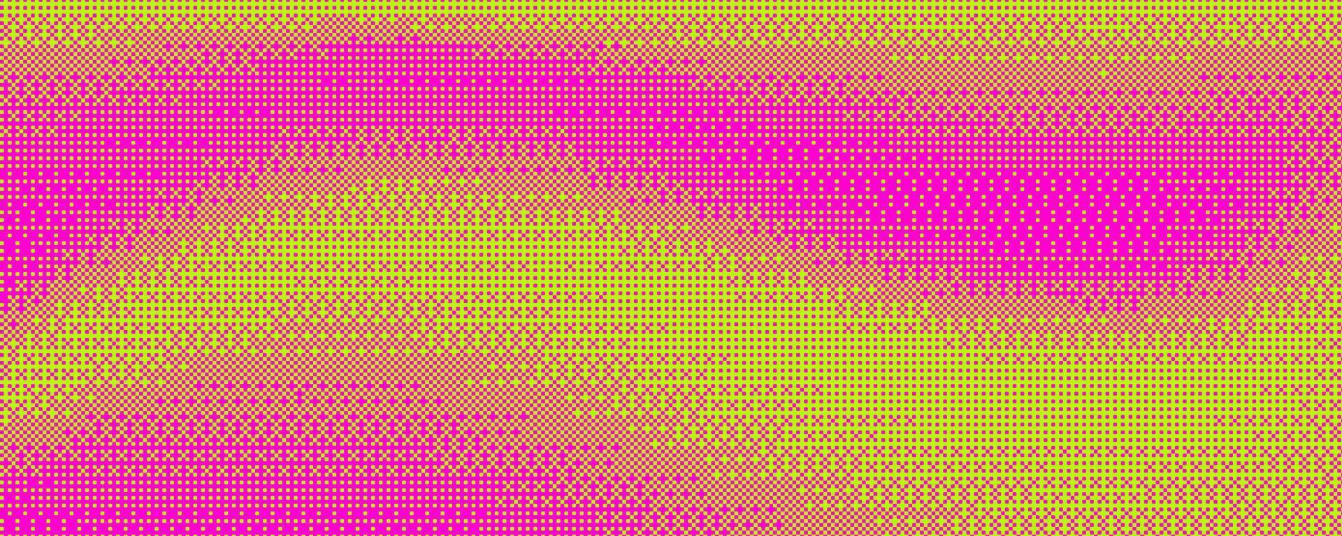 Pixel background with bitmap pattern. Retro game dotted gradient effect. dither gradation. Abstract glitch digital noise. Grainy pink and yellow halftone wavy vintage wallpaper vector