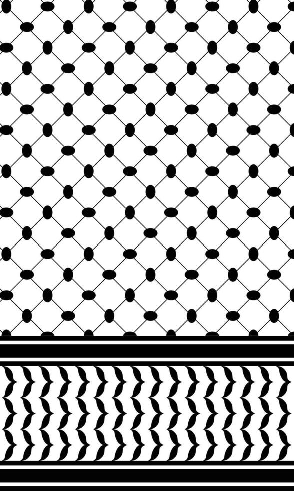 Wallpaper keffiyeh pattern palestine scarf vector