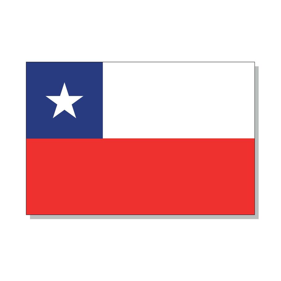 Flag of Chile vector