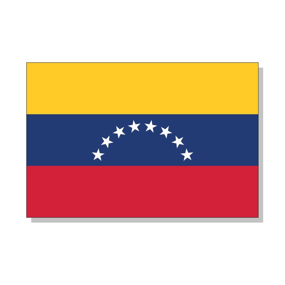 Flag of Venezuela vector