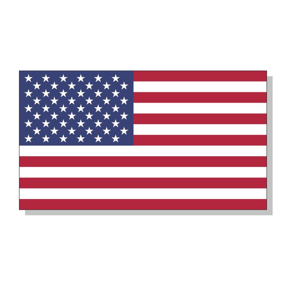 Flag of the United States vector