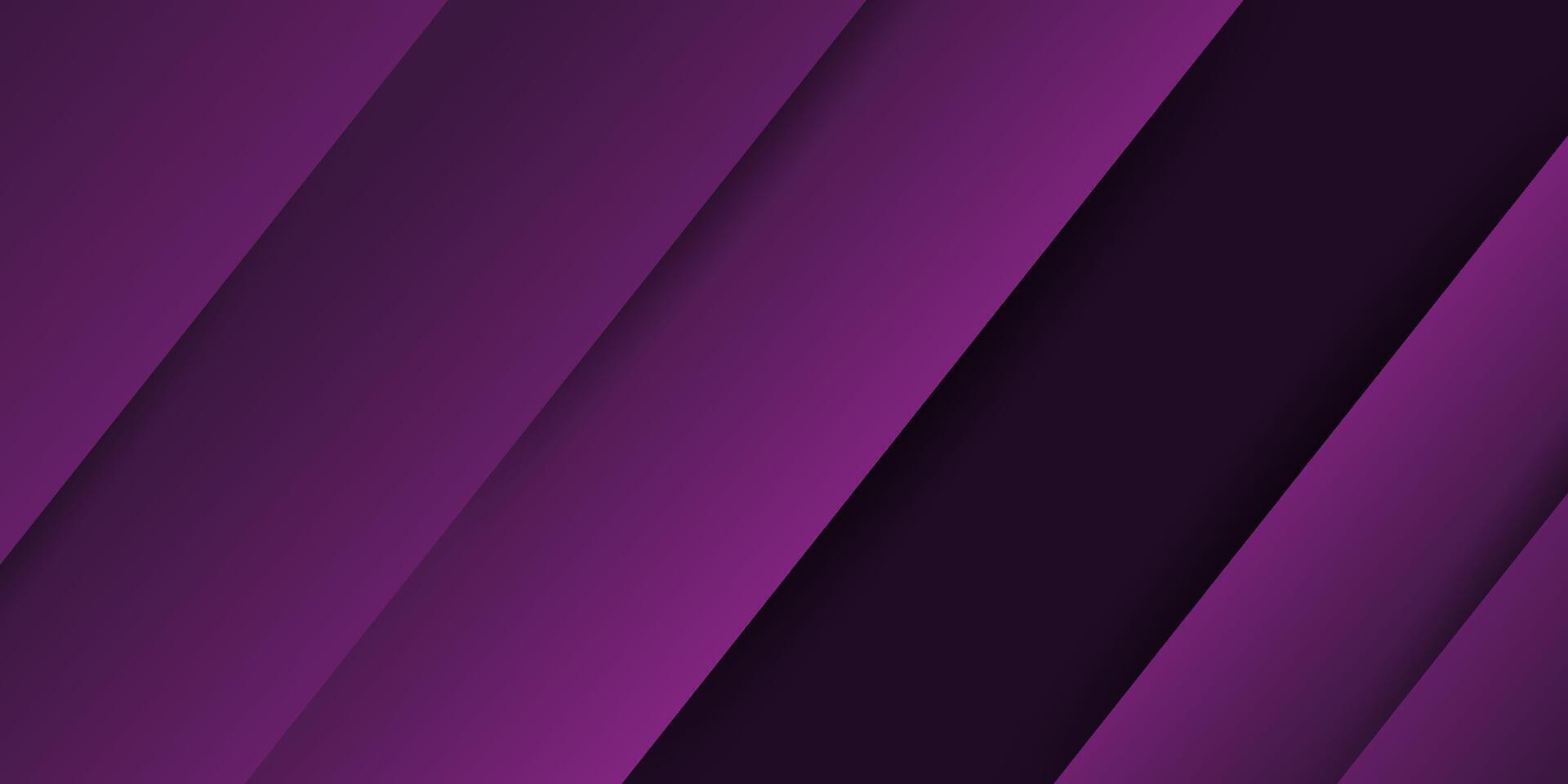 Dark purple gradient background with colorful rectangle overlapping design. Decorative shadow design with simple style. vector