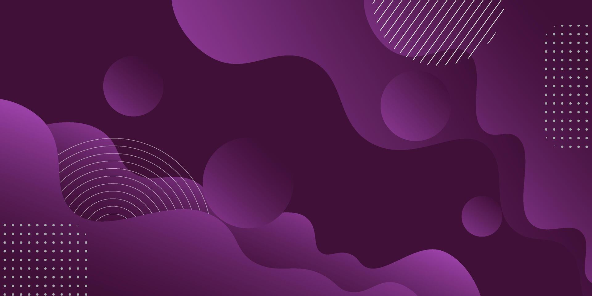 Abstract purple wave background with bright gradient. Simple background with abstract geometric pattern. vector
