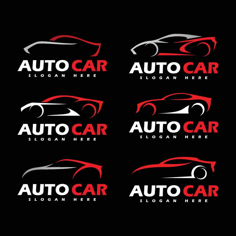 Car Logo Icons, Auto car logo. Motor vehicle silhouette vector