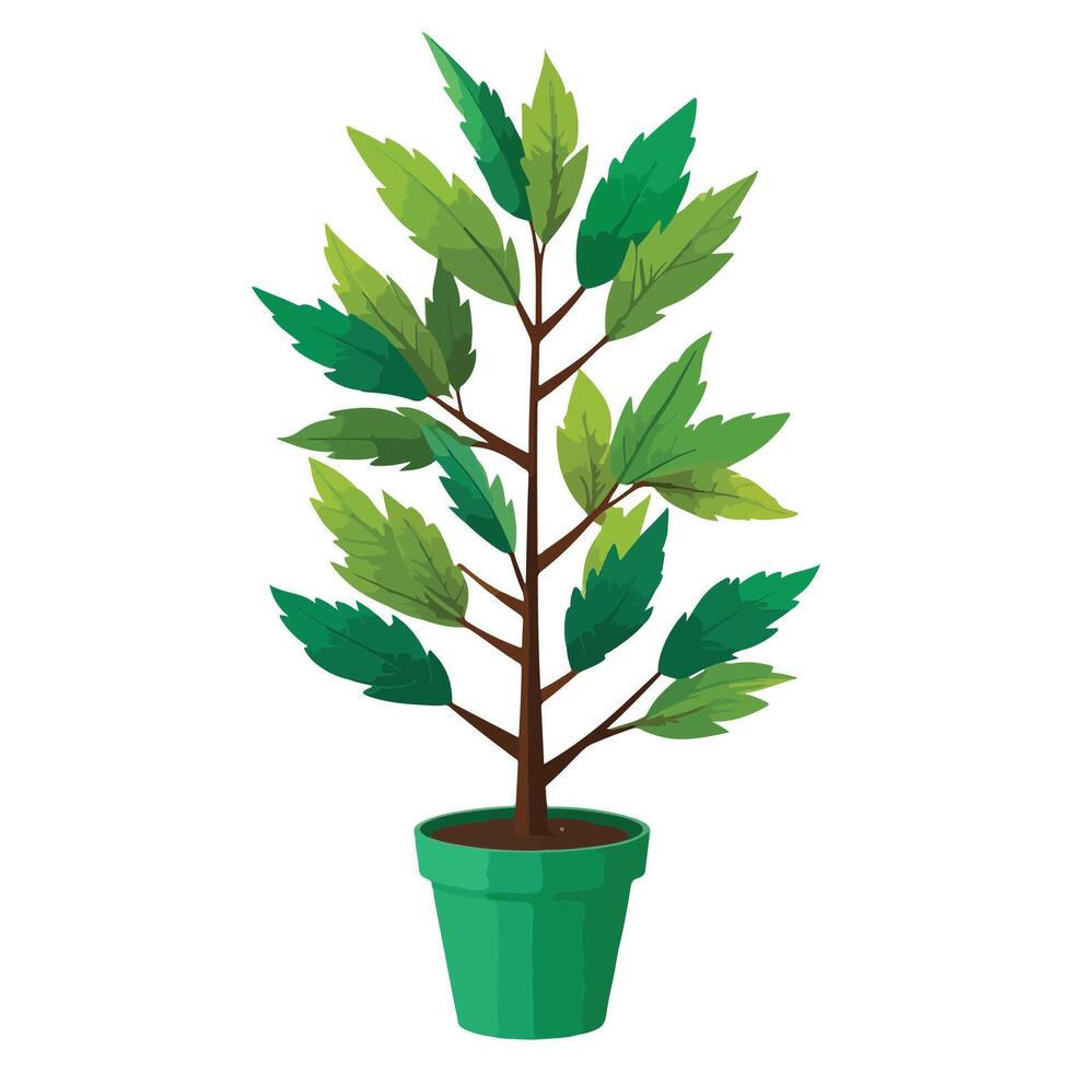 A set of green leaves and leaves free download vector
