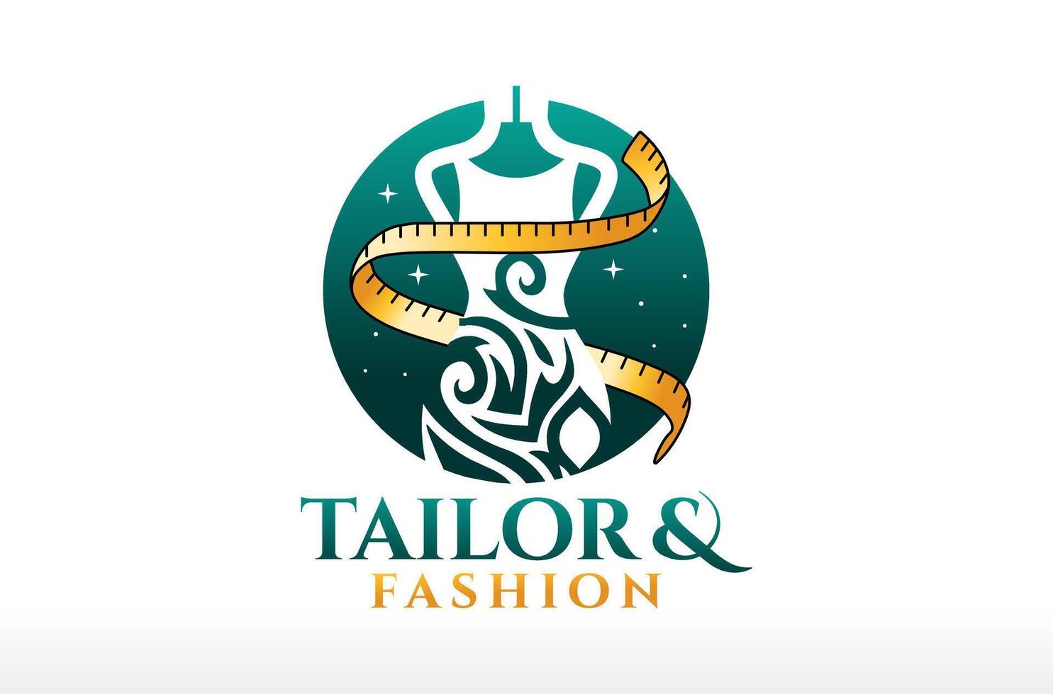 Modern Fashion Clothing And Tailor Logo Design vector