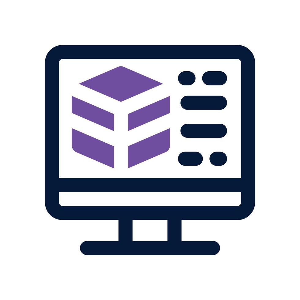 specification icon. dual tone icon for your website, mobile, presentation, and logo design. vector