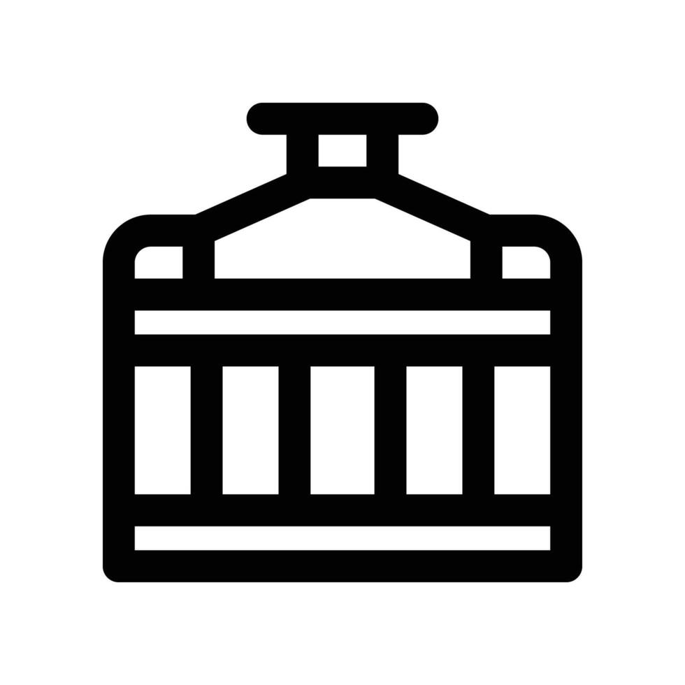 container icon. line icon for your website, mobile, presentation, and logo design. vector