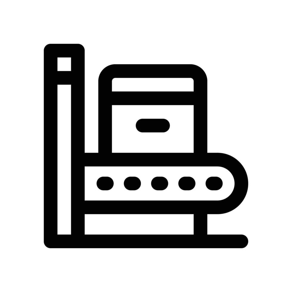 conveyor icon. line icon for your website, mobile, presentation, and logo design. vector