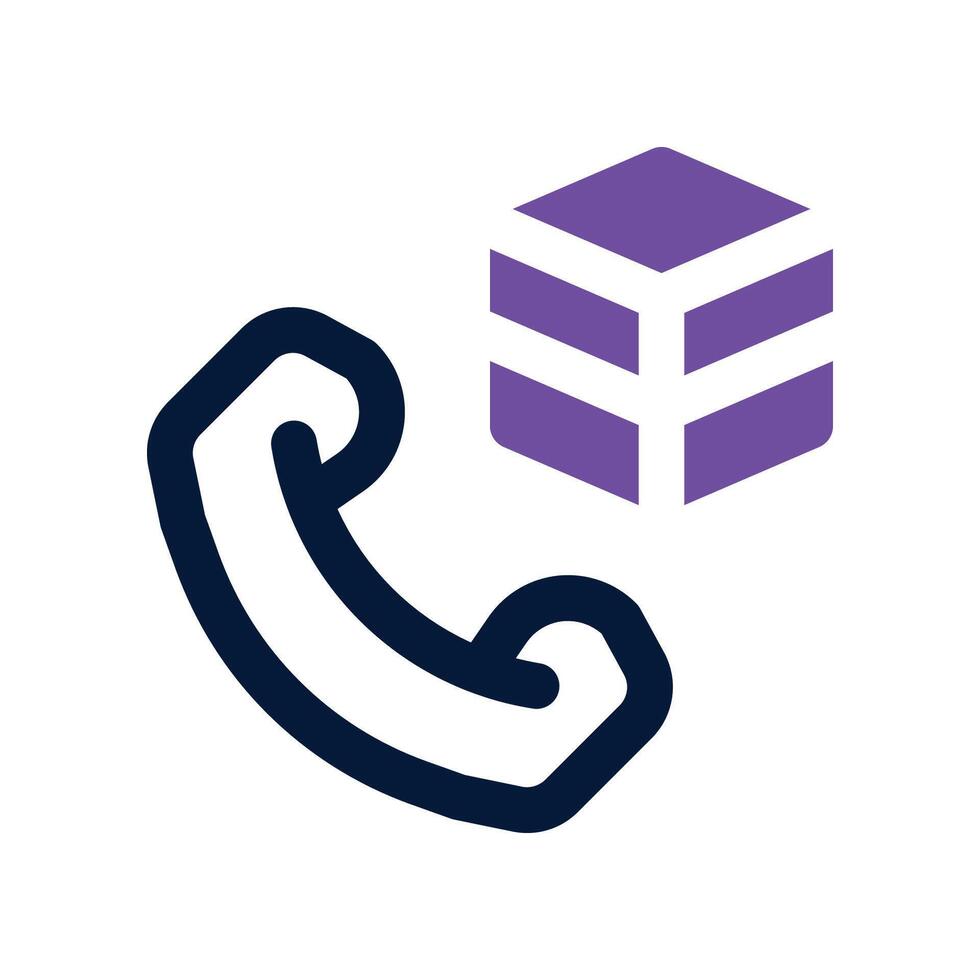 customer service icon. dual tone icon for your website, mobile, presentation, and logo design. vector