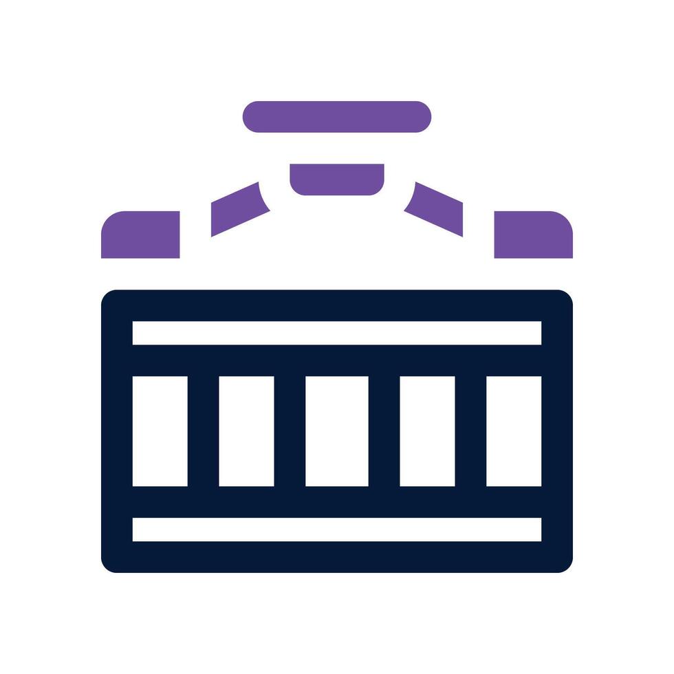 container icon. dual tone icon for your website, mobile, presentation, and logo design. vector