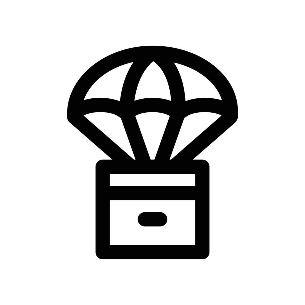 drop shipping icon. line icon for your website, mobile, presentation, and logo design. vector