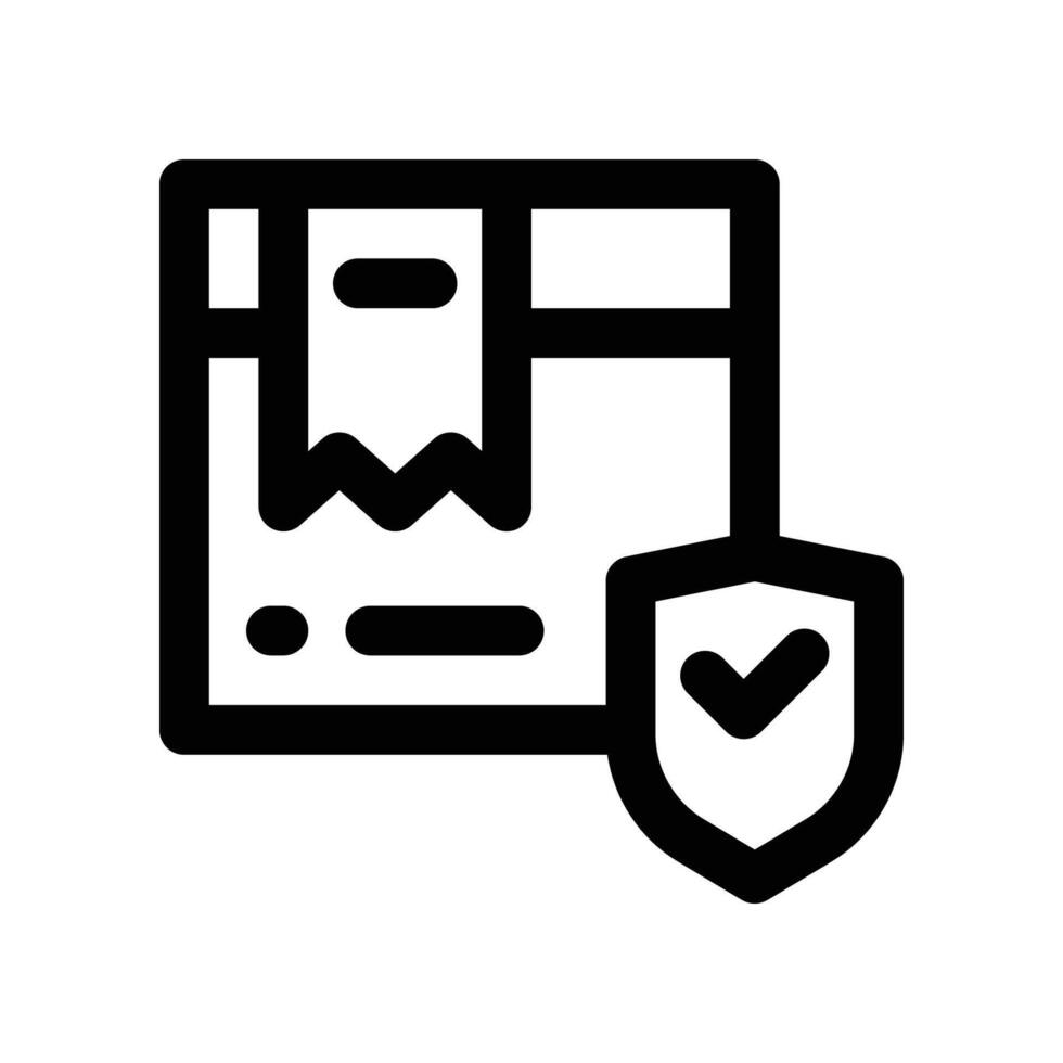 guaranteed icon. line icon for your website, mobile, presentation, and logo design. vector