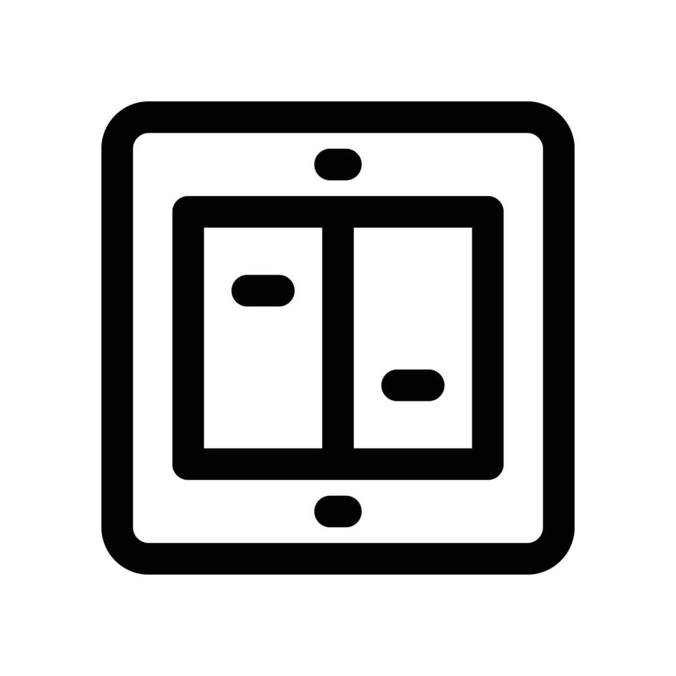 switch icon. line icon for your website, mobile, presentation, and logo design. vector