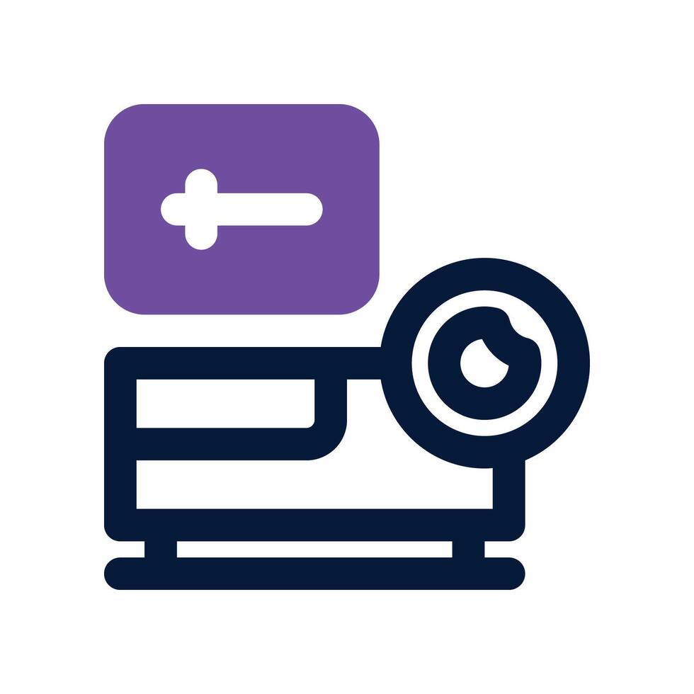 projector icon. dual tone icon for your website, mobile, presentation, and logo design. vector
