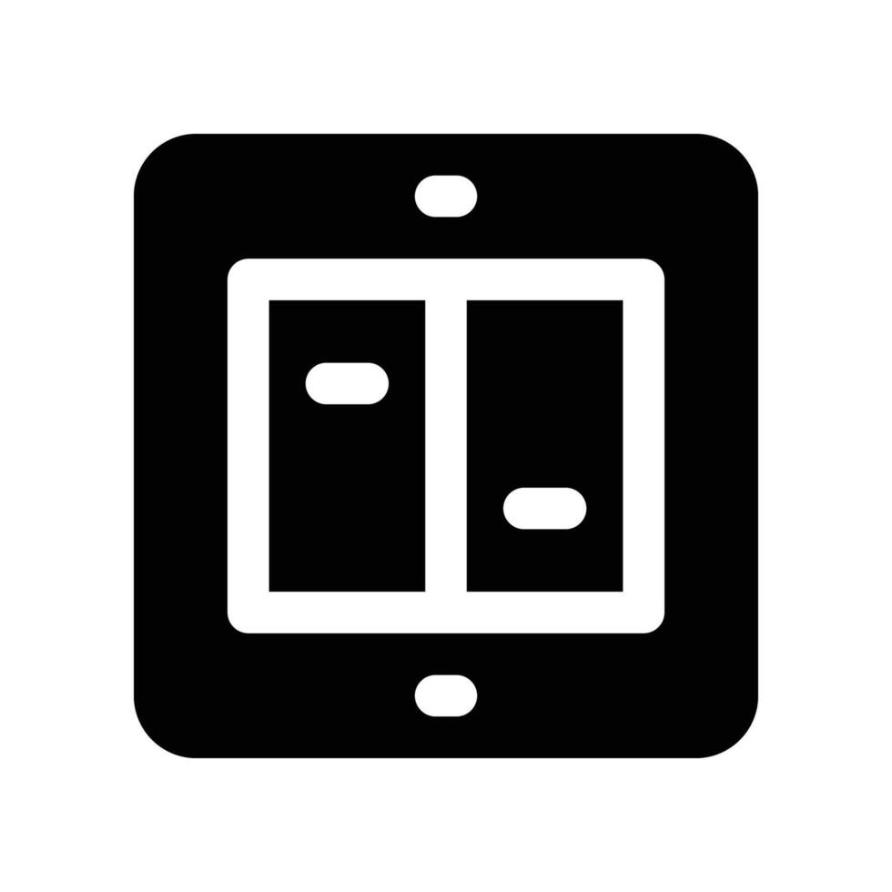 switch icon. glyph icon for your website, mobile, presentation, and logo design. vector