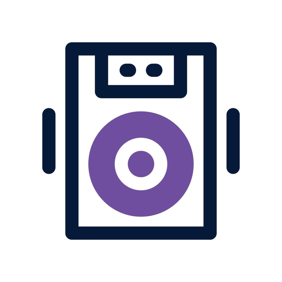 speaker icon. dual tone icon for your website, mobile, presentation, and logo design. vector