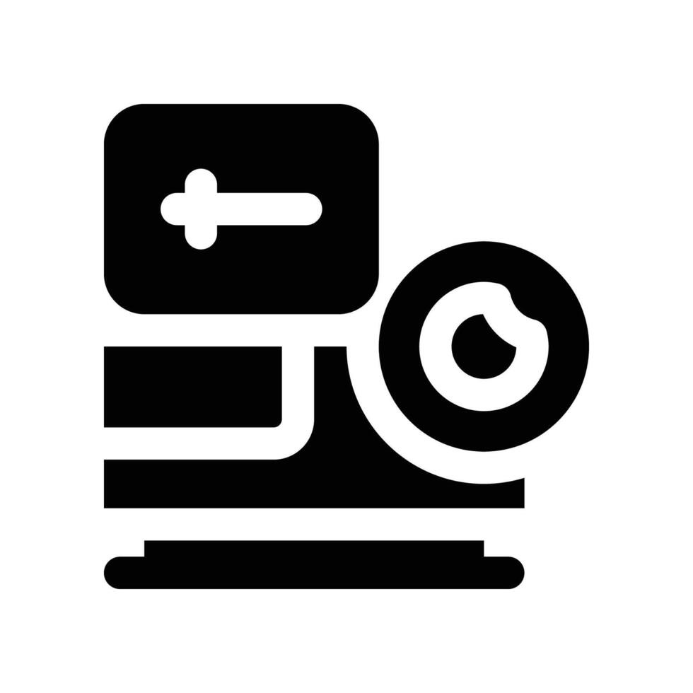 projector icon. glyph icon for your website, mobile, presentation, and logo design. vector