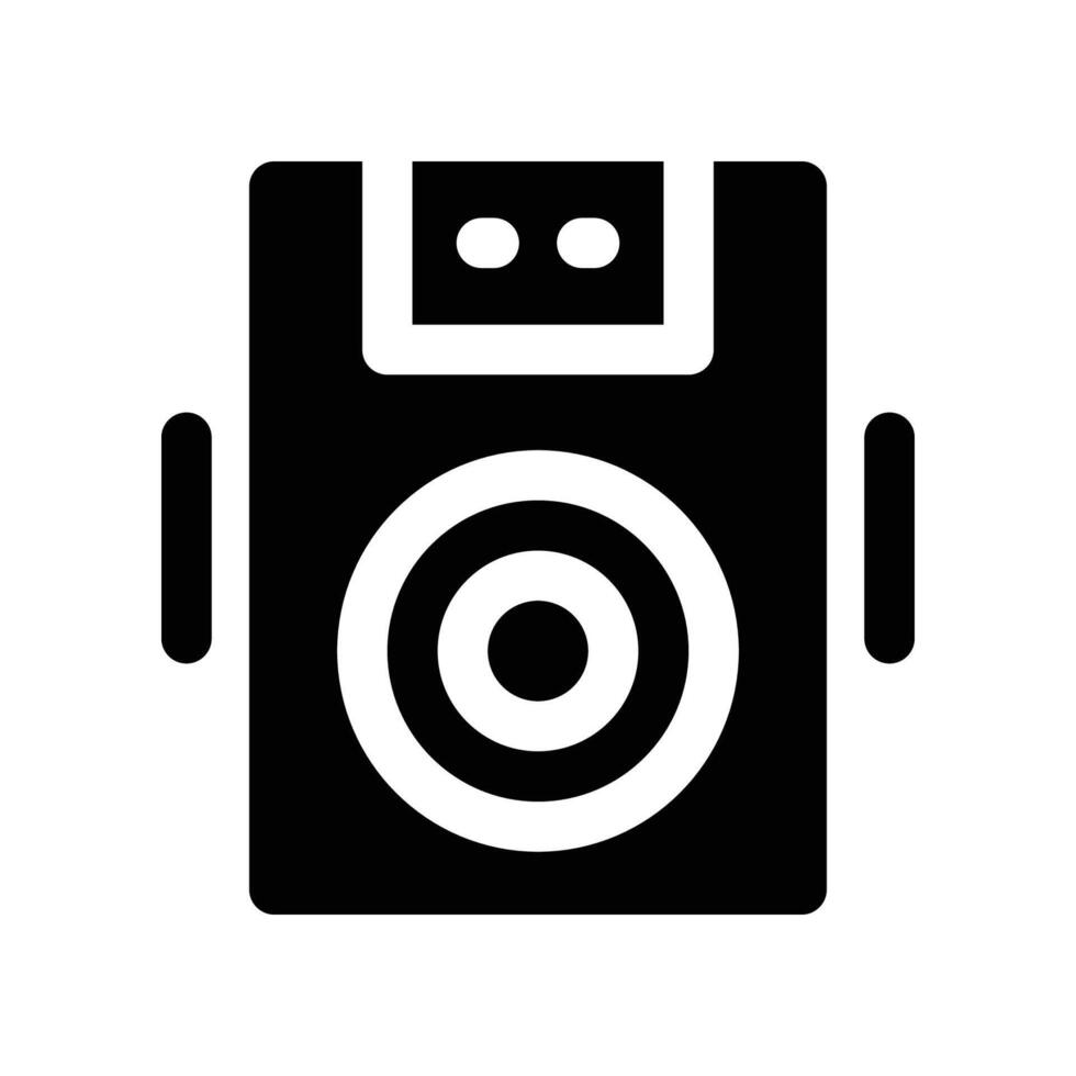 speaker icon. glyph icon for your website, mobile, presentation, and logo design. vector