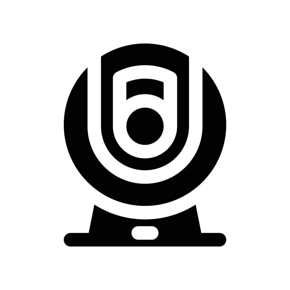 webcam icon. glyph icon for your website, mobile, presentation, and logo design. vector