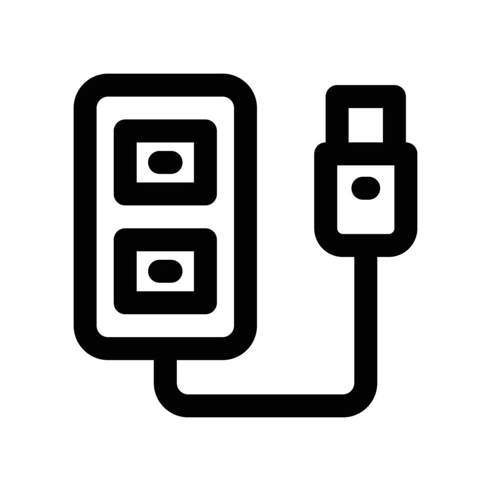 connector icon. line icon for your website, mobile, presentation, and logo design. vector
