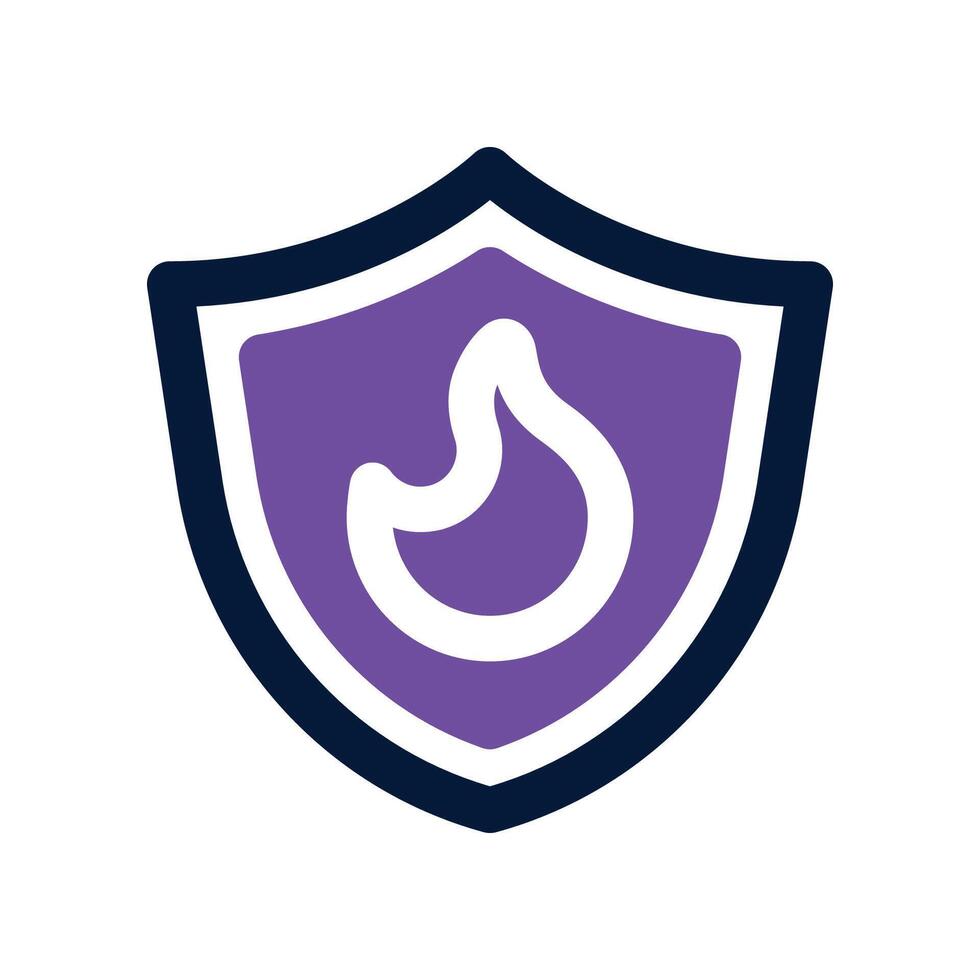 shield icon. dual tone icon for your website, mobile, presentation, and logo design. vector