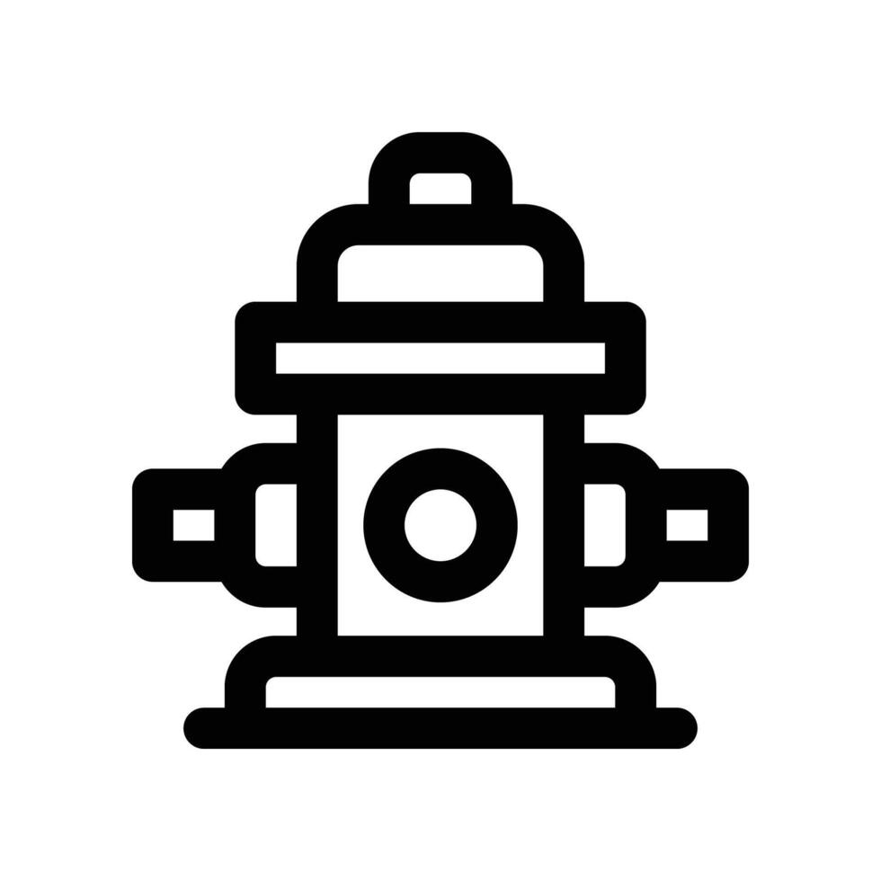 hydrant icon. line icon for your website, mobile, presentation, and logo design. vector