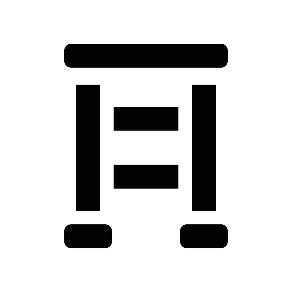 ladder icon. glyph icon for your website, mobile, presentation, and logo design. vector